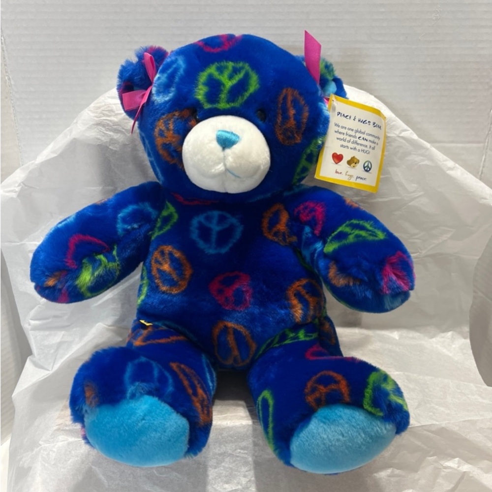 Build A Bear Peace Teddy Bear